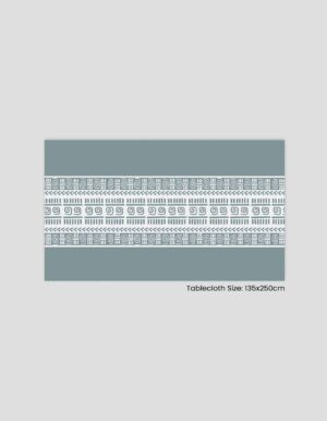Printed tablecloth 135x250cm - Design 305