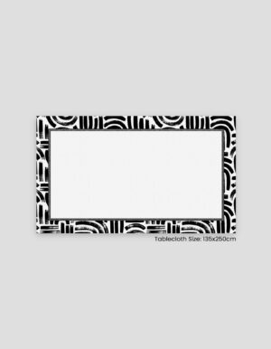 Printed tablecloth 135x250cm - Design 336